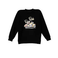 Little Bundles Stitched Kids Suit-Midnight Sweat Shirt