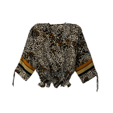 Little Bundles Stitched Kids Suit-Cheeta Top Shirt