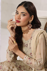 Aura By Soghat Unstitched 3 Piece Luxury Chiffon Formals Suit-Valerie