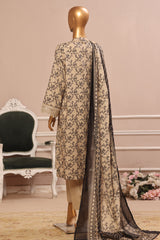 Bin Saeed Stitched 3 Piece Exclusive Emb Lawn Vol-02 Collection-WC-1673-Skin