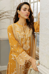 Zellbury Unstitched 3 Piece Chikankari Cotton Suit-WUC25E34032