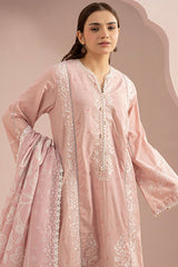 Zellbury Unstitched 3 Piece Lawn Suit-WUS-30469