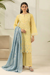 Zellbury Unstitched 3 Piece Lawn Vol-03 Suit-WUS26E30574