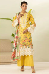 Zellbury Unstitched 3 Piece Digital Printed Lawn Suit-WUS26X30473
