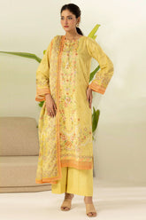 Zellbury Unstitched 3 Piece Digital Printed Lawn Suit-WUS26X30486