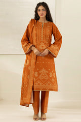 Zellbury Unstitched 3 Piece Lawn Suit-WUS-30497