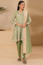 Zellbury Unstitched 3 Piece Digital Printed Lawn Suit-WUS26X30683