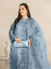 Jahira By Dr Haris Semi Stitched 3 Piece Collection-Jah-003