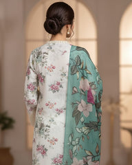 Dr Haris Unstitched 3 Piece Printed Lawn Vol-01 Suit-DRP-007