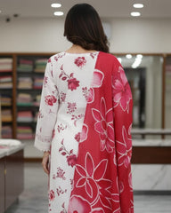 Dr Haris Unstitched 3 Piece Printed Lawn Vol-01 Suit-DRP-009