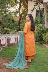 Republic By Dr Haris Unstitched 3 Piece Lawn Suit-REP-001