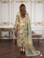 Dr Print Vol 14 By Dr Haris Unstitched 3 Piece Lawn Suit-DRP-105