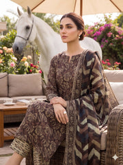 Dr Print Vol 16 By Dr Haris Unstitched 3 Piece Lawn Suit-DRP-118