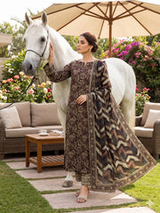 Dr Print Vol 16 By Dr Haris Unstitched 3 Piece Lawn Suit-DRP-118
