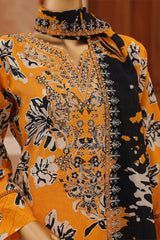 CASCA By Dr Haris Unstitched 3 Piece Lawn Suit-CAS-007