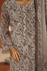 MANSHA By Dr Haris Unstitched 3 Piece Lawn Suit-MAN-001