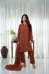 Dhaga Stitched 2 Piece Summer Suit-Amal