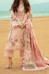 Saira Shakira By Crimson Unstitched 3 Piece Luxury Lawn Collection'2024-Winds of Eden Rose