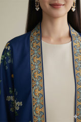 Brandlo Stitched 2 Piece Suit-BLUE FLORAL YL-30