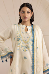 Zellbury Unstitched 3 Piece Lawn Suit-WUS26E30505