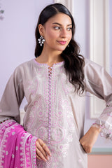 Zellbury Unstitched 3 Piece Lawn Suit-WUS25E30608