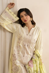 Zellbury Unstitched 3 Piece Lawn Suit-WUS25E30607