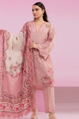 Zellbury Unstitched 3 Piece Lawn Suit-WUC25E30216