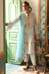 Nagina By Zaha Unstitched 3 Piece Festive Lawn Suit-ZF-25-03-Shehrbano