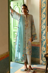 Nagina By Zaha Unstitched 3 Piece Festive Lawn Suit-ZF-25-03-Shehrbano