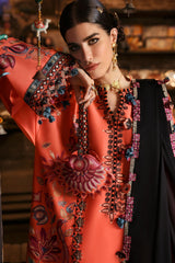Nagina By Zaha Unstitched 3 Piece Festive Lawn Suit-ZF-25-06-Rangrez