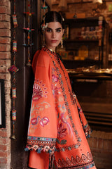 Nagina By Zaha Unstitched 3 Piece Festive Lawn Suit-ZF-25-06-Rangrez