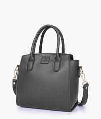 RTW Creation - Black top-handle mini handbag