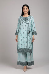 Amna Ali Nawaz Stitched Co Ord Suit-Fusion Set Long - 5001