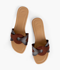 RTW Creation - Dark brown suede flats
