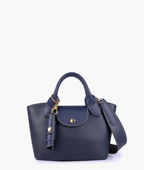 RTW Creation - Blue mini top-handle tote bag