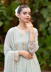 Gulaal By Al Harir Stitched 3 Piece Formals Suit-AH006-Gulaal-MGreen