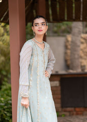 Gulaal By Al Harir Stitched 3 Piece Formals Suit-AH006-Gulaal-MGreen
