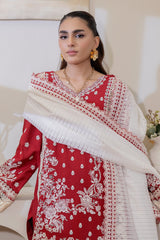 Rohi By Imrozia Serene Stitched 3 Piece Summer Suit-IP-137 Mahrosh