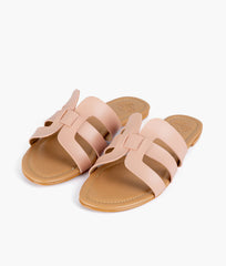 RTW Creation - Peach cutout flats