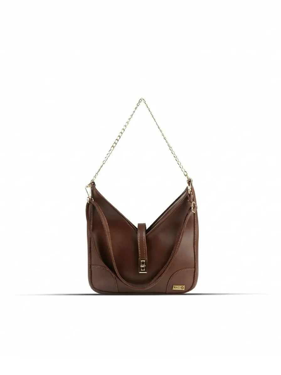Sonnet Choco Brown women's handbag in brown by Bag X