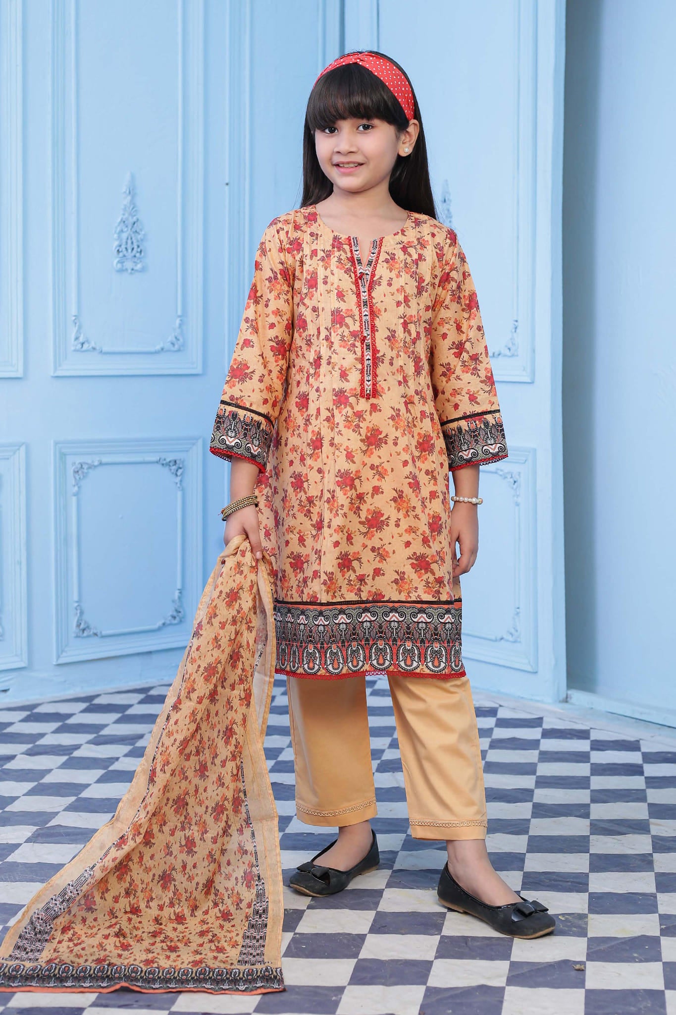 Shifa Girls by Suntex Fabrics Stitched 3 Piece Kids Lawn Collection'20