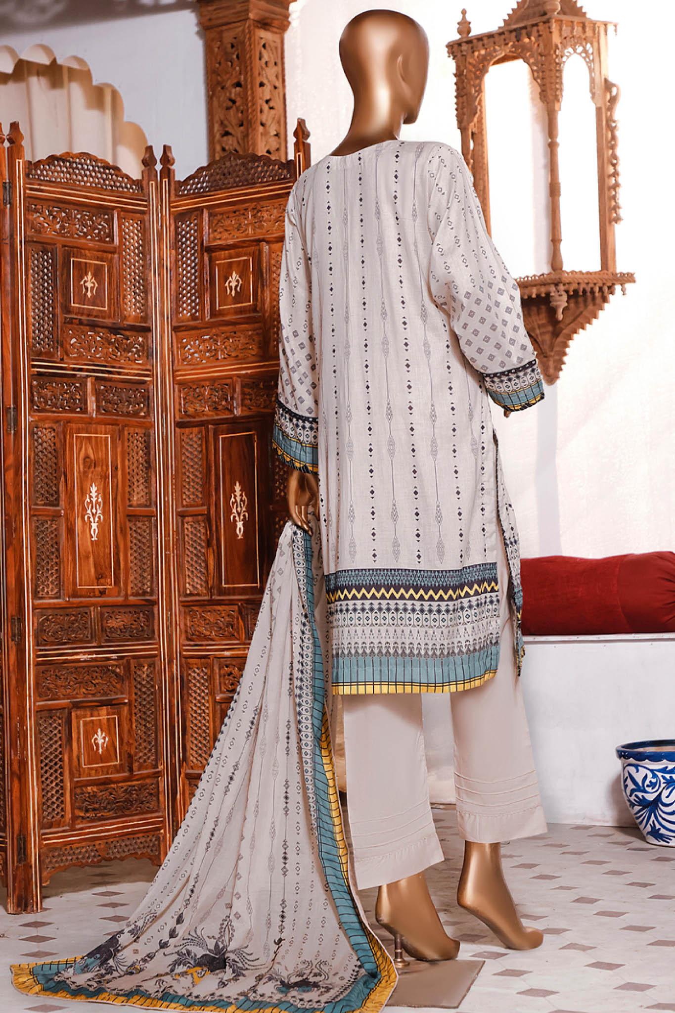 Aresha Khan by Riwayat Unstitched 3 Piece Printed Lawn Vol-01 Collection'2022-AK-21188