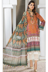 Nazafreen by Anaya Unstitched 3 Piece Emb Cambric Collection'2022-AEC22-07