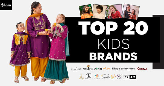 Explore the Top 20 Kids Brands Online in Pakistan
