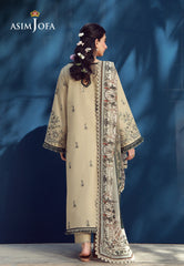 Aira By Asim Jofa Unstitched 3 Piece Emb Cambric Summer Suit-AJMUB-03
