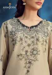 Aira By Asim Jofa Unstitched 3 Piece Emb Cambric Summer Suit-AJMUB-03