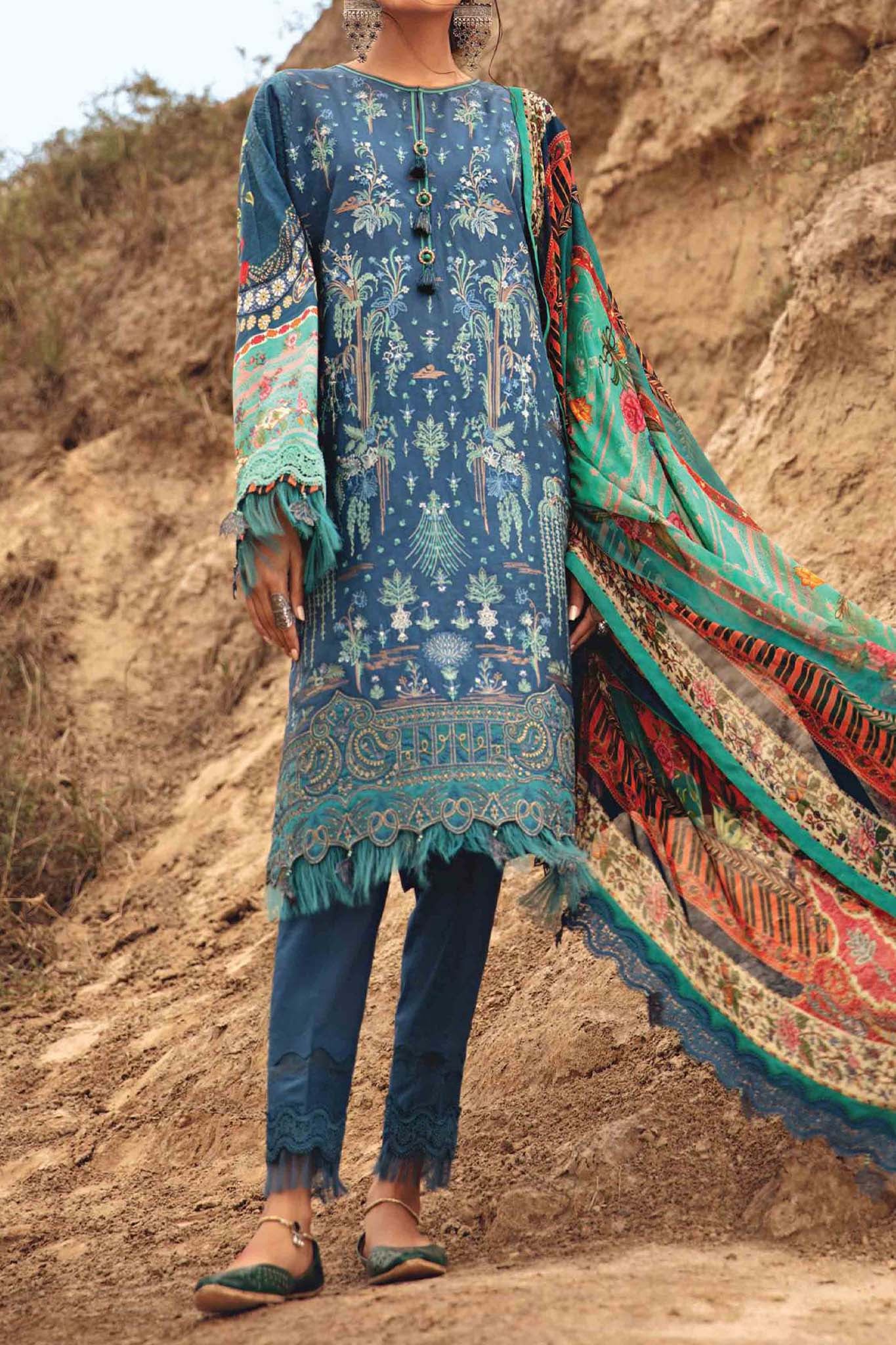 Karvaan by Jazmin Unstitched Embroidered 3 Piece Luxury Lawn Collection'2021-13-Bilma