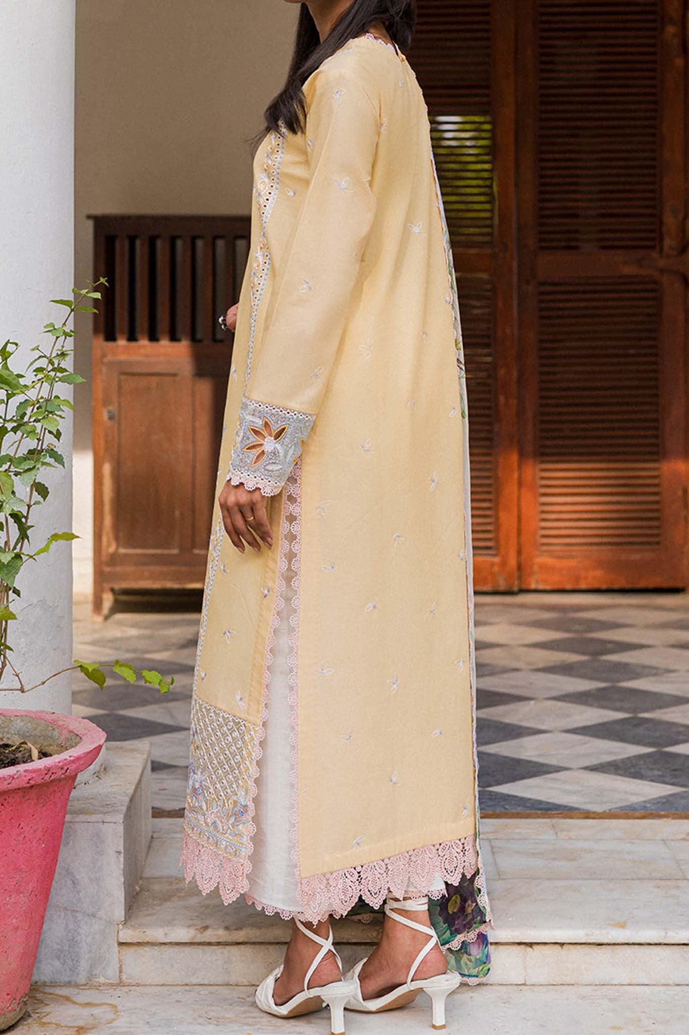 Wisteria by Roheenaz Unstitched 3 Piece Summer Lawn V-II Collection'2023-21-A-Bahar