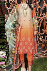Aks e Jahan by Mah e Rooh Unstitched 3 Piece Digital Printed Lawn Collection'2023-AJ-1505