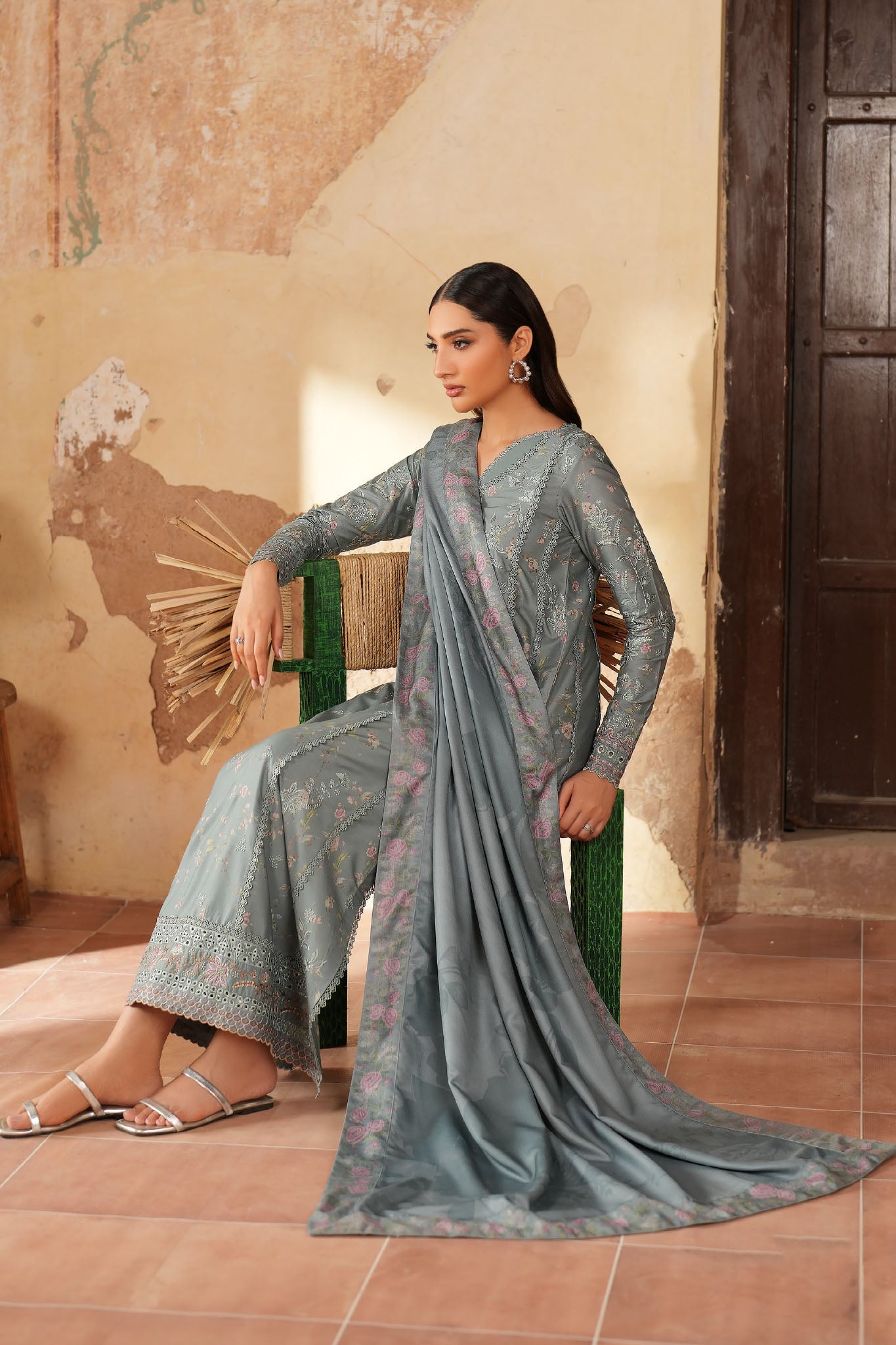 Iznik Unstitched 3 Piece Pre Fall Linen Collection'2025-IPF-10